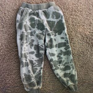 Kids Gray Tie-Dye Sweatpants